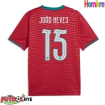 Camiseta Portugal Joao Neves #15 Primera Equipación Mundial 2026 manga corta